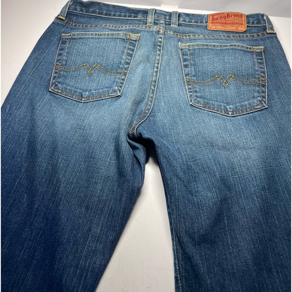 Lucky Brand Made In America Vintage 8/29 Jeans Inseam 32” Mid Rise Bootcut - Picture 3 of 4